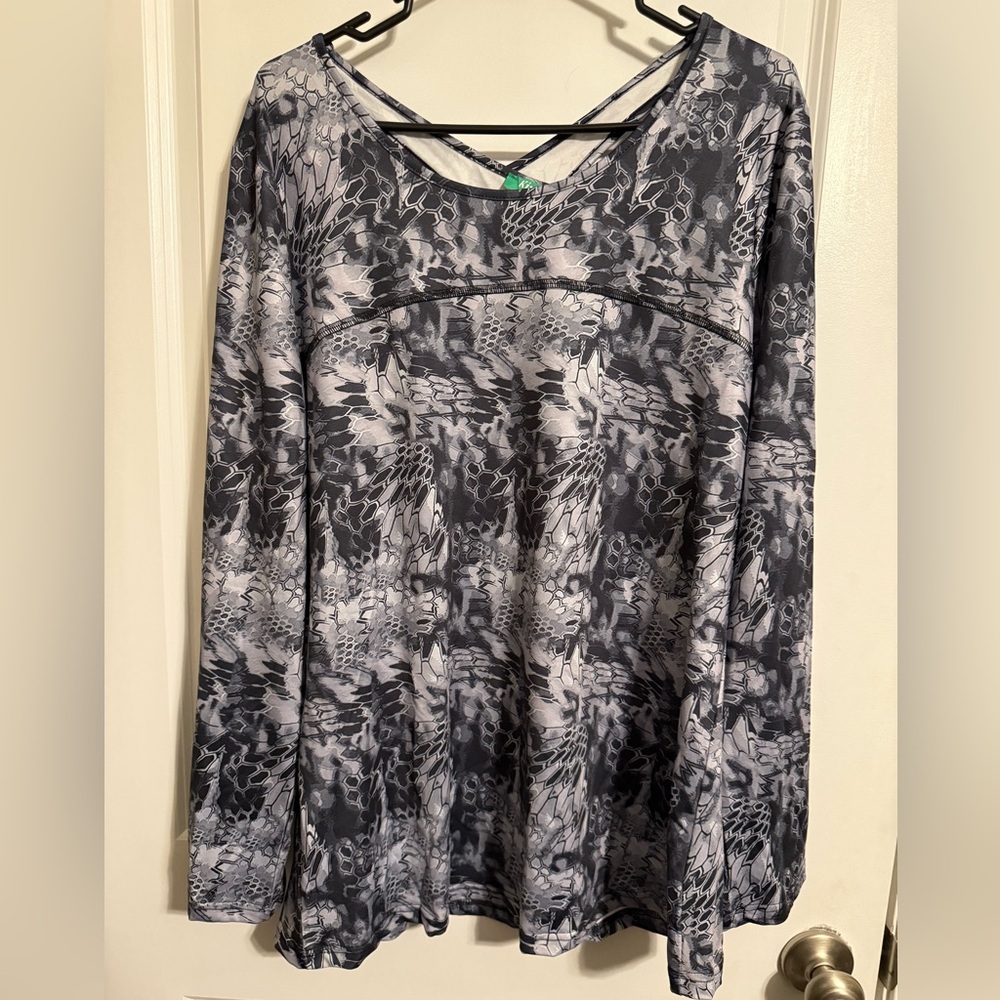 Stylish Black and Gray Women's Top